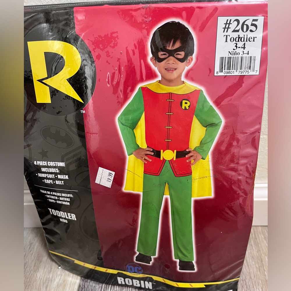 Robin toddler costume